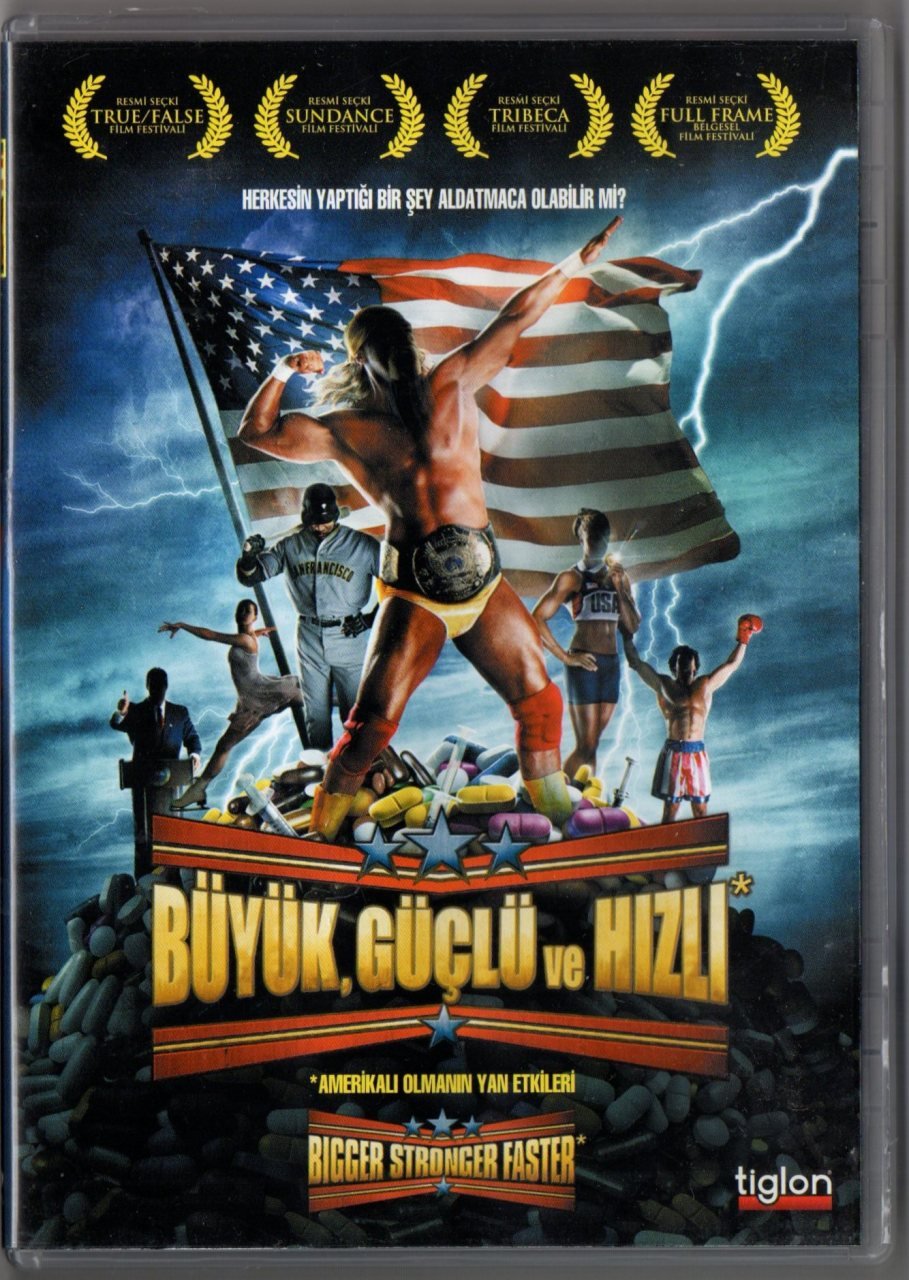 BÜYÜK, GÜÇLÜ ve HIZLI - BIGGER STRONGER FASTER - CHRIS BELL - BELGESEL - DVD 2.EL