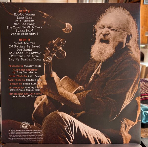 TINSLEY ELLIS - LABOR OF LOVE (2026) - LP PEACH COLOURED EDITION SIFIR PLAK