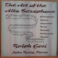 THE ART OF THE ALTO SAXOPHONE, RALPH GARI - PLAK 2.EL