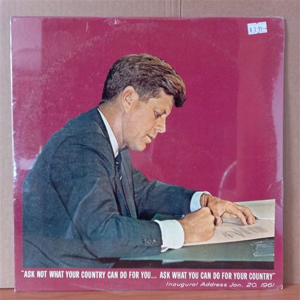 JOHN FITZGERALD KENNEDY – A MEMORIAL TRIBUTE - LP DÖNEM BASKISI SIFIR PLAK