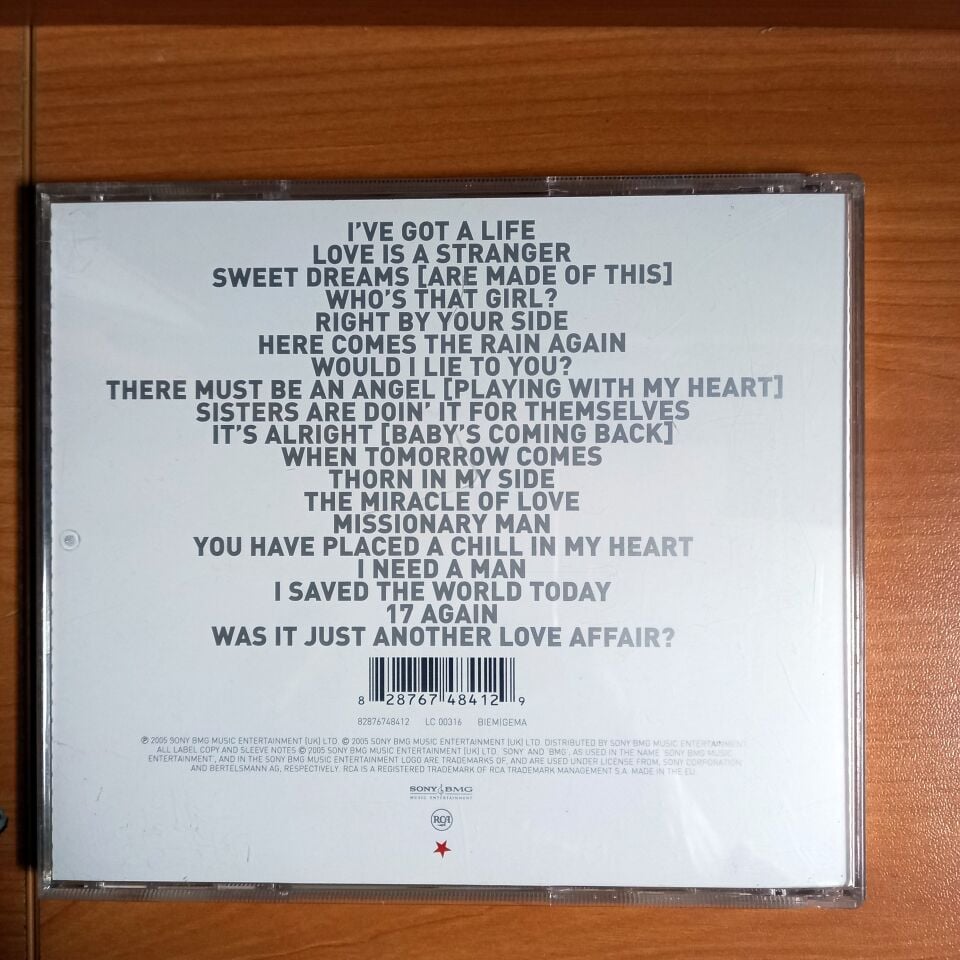 EURYTHMICS – ULTIMATE COLLECTION (2005) - CD REMASTERED 2.EL