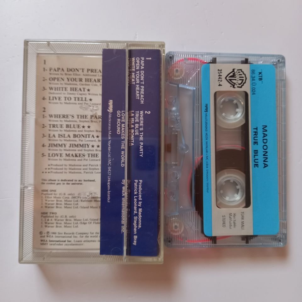 MADONNA - TRUE BLUE (1986) - KASET 2.EL