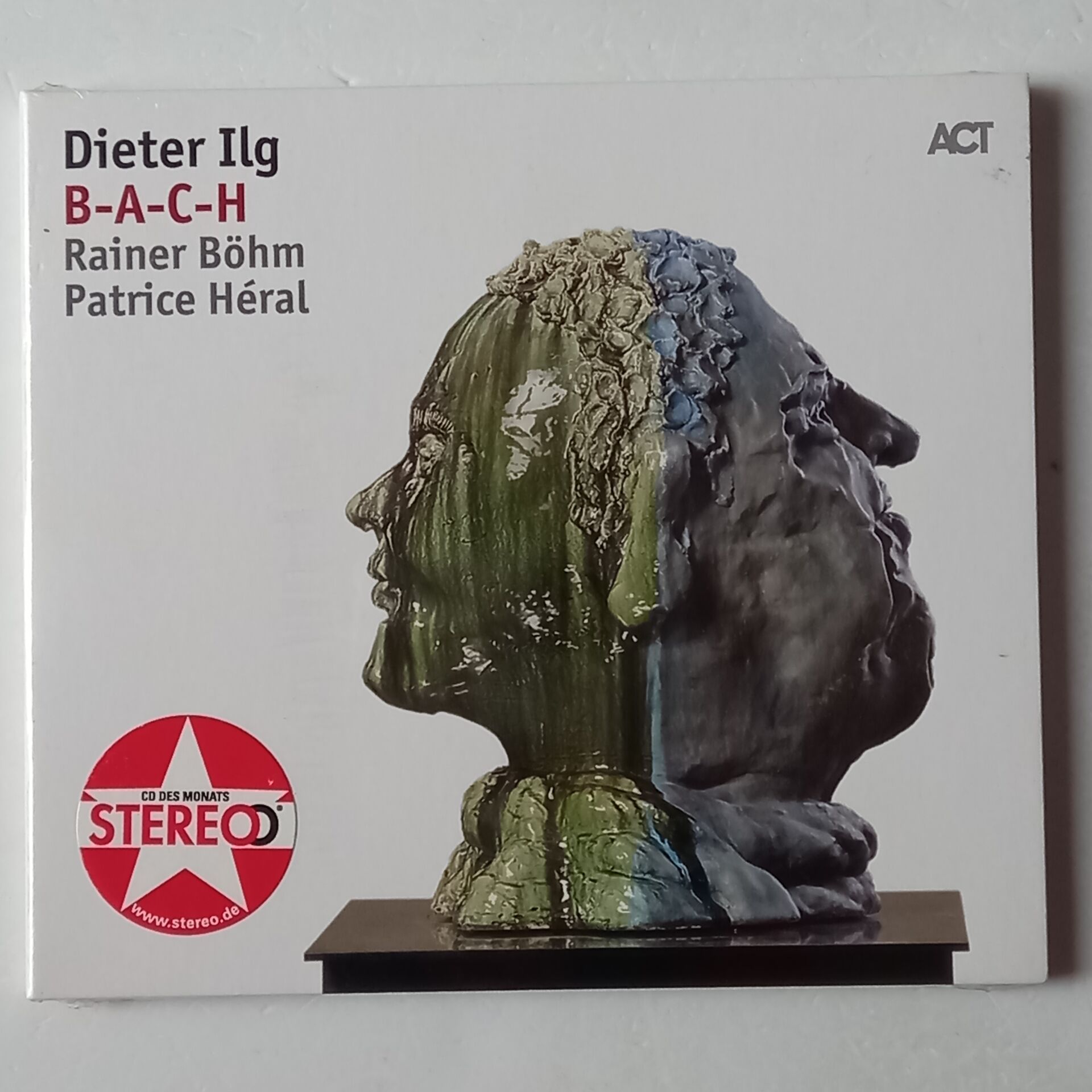 DIETER ILG – B-A-C-H (2017) - CD DIGIPAK AMBALAJINDA SIFIR