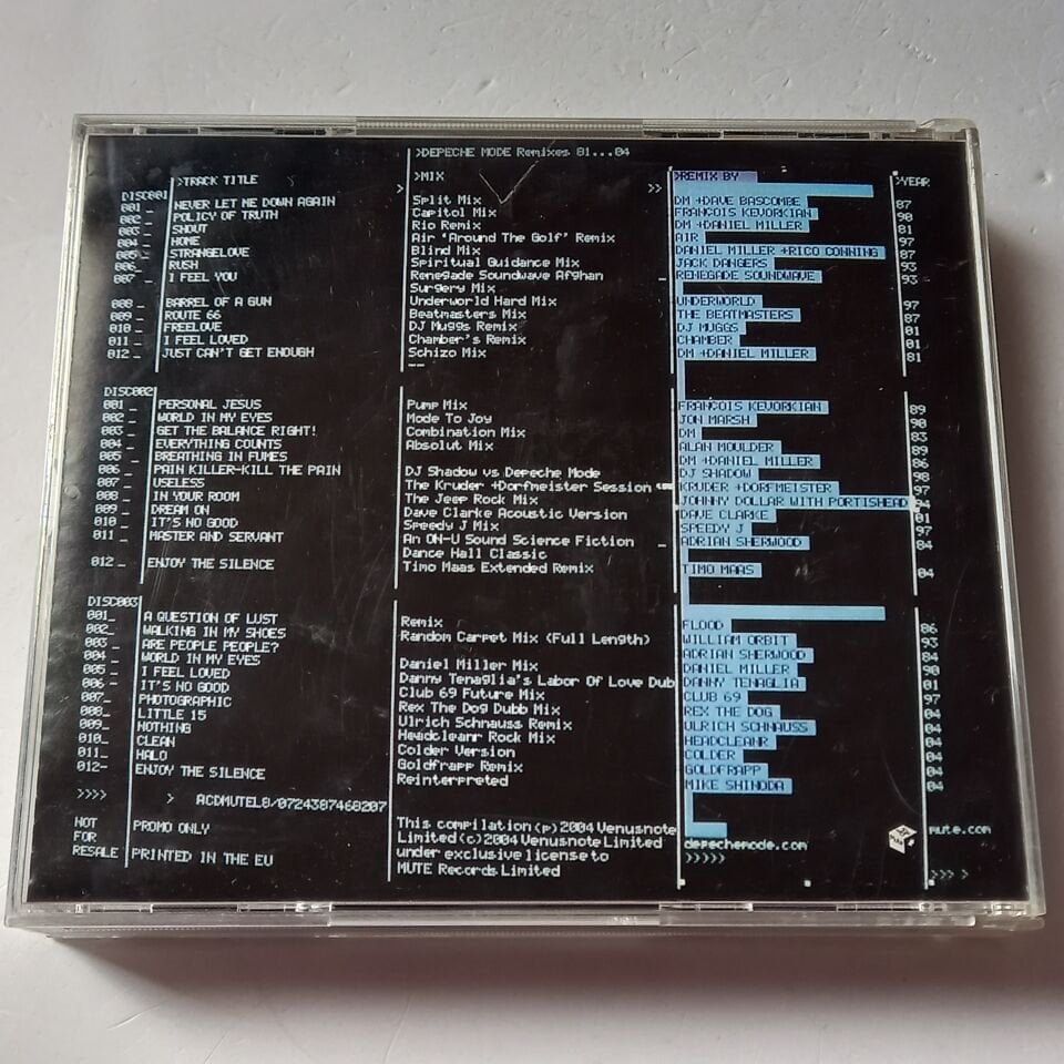 DEPECHE MODE – REMIXES 81··04 (2004) - 3CD BOX SET 2.EL