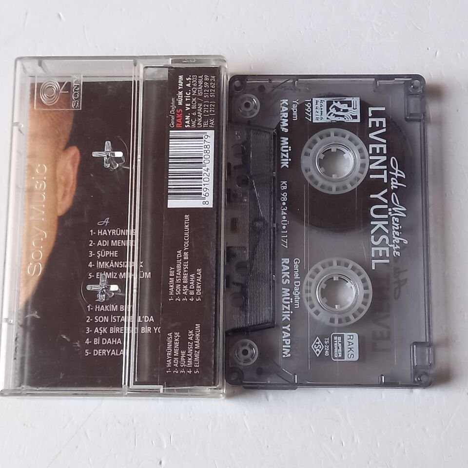 LEVENT YÜKSEL - ADI MENEKŞE (1998) - KASET 2.EL