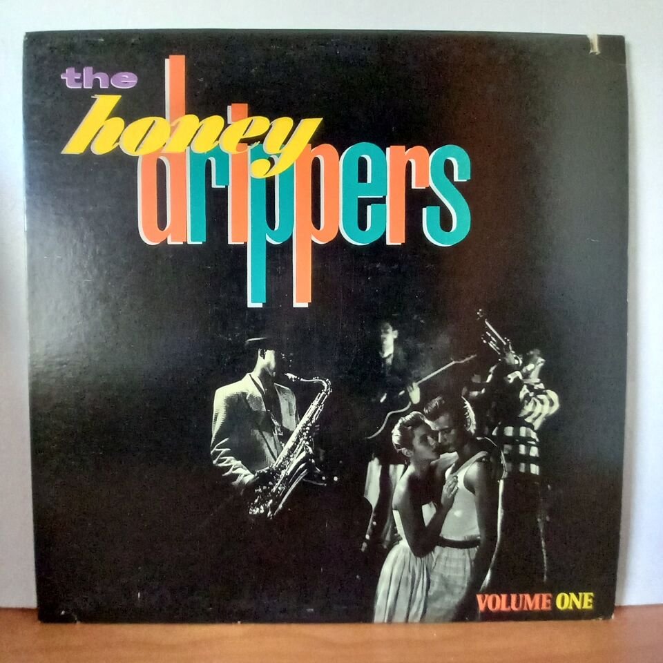 THE HONEYDRIPPERS (jeff beck, jimmy page, robert plant, nile rodgers) VOLUME ONE (1984) - LP 2.EL PLAK