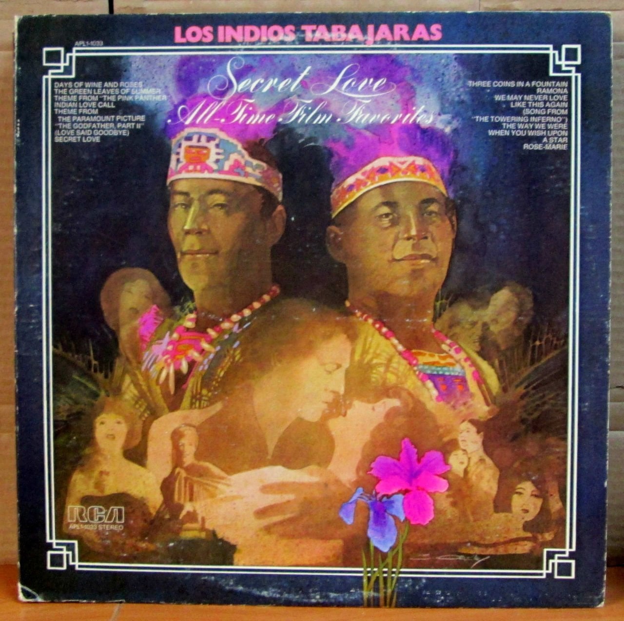 LOS INDIOS TABAJARAS - SECRET LOVE - LP 2.EL