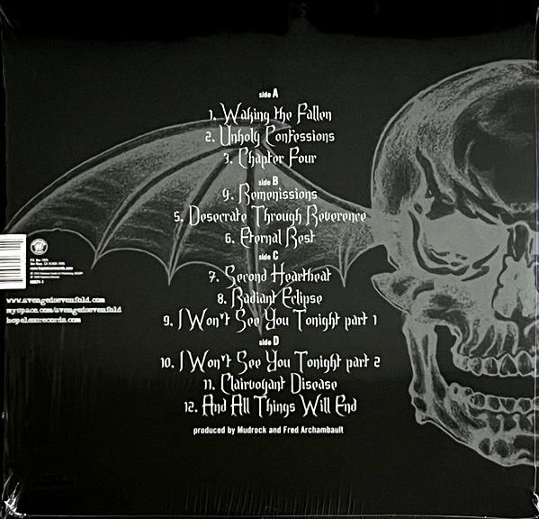 AVENGED SEVENFOLD - WAKING FOR THE FALLEN (2003) - 2LP 2023 20TH ANNIVERSARY GOLD COLOURED EDITION SIFIR PLAK