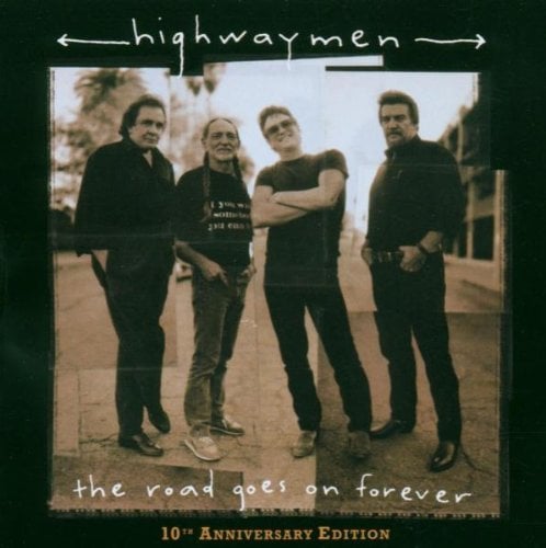 HIGHWAYMEN - THE ROAD GOES ON FOREVER (1995) - CD + DVD JOHNNY CASH WILLIE NELSON WAYLON JENNINGS KRIS KRISTOFFERSON 2.EL