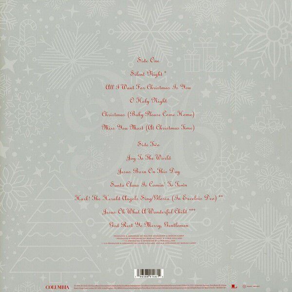 MARIAH CAREY - MERRY CHRISTMAS (1994) - LP 2024 EDITION ZOETROPE SIFIR PLAK