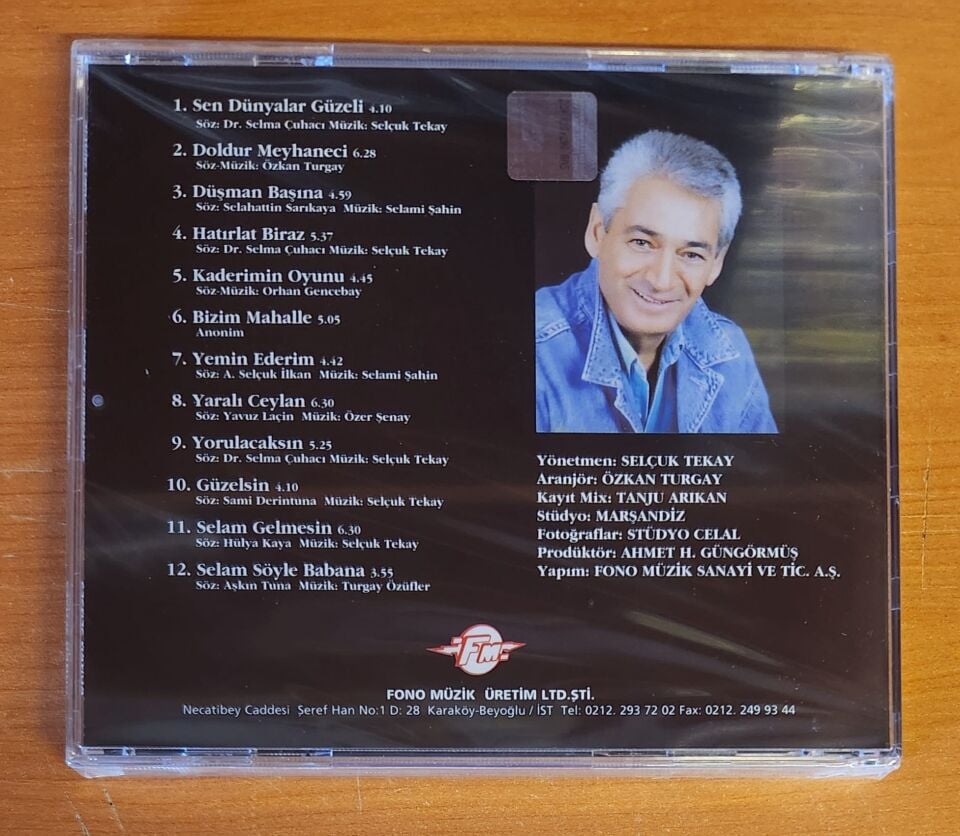 ADNAN ŞENSES – GÖZÜMÜN BEBEĞİ (1993) - CD REISSUE JEWEL CASE AMBALAJINDA SIFIR