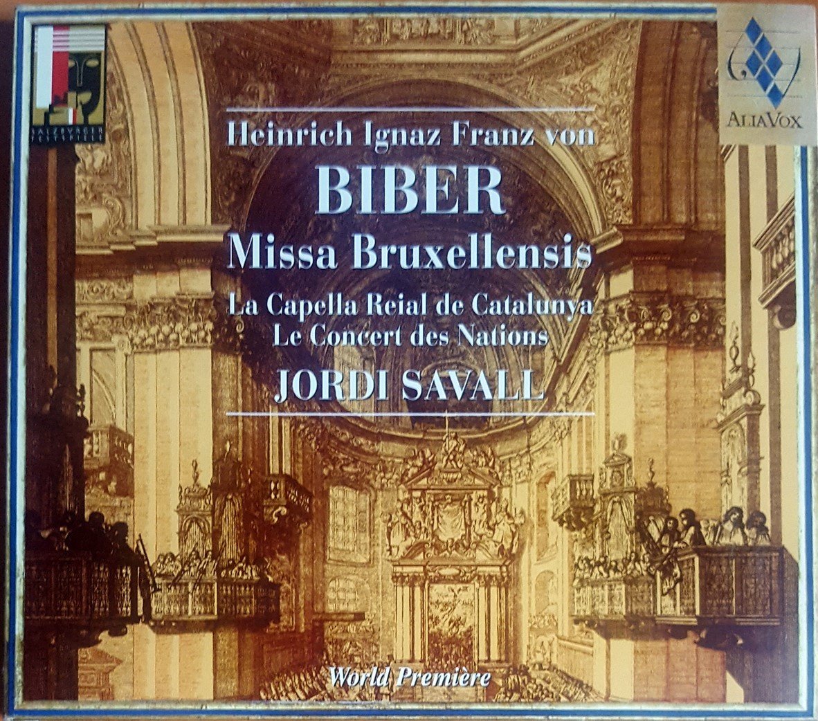 BIBER - MISSA BRUXELLENSIS XXIII VOCUM / JORDI SAVALL (1999) ALIA VOX CD 2.EL