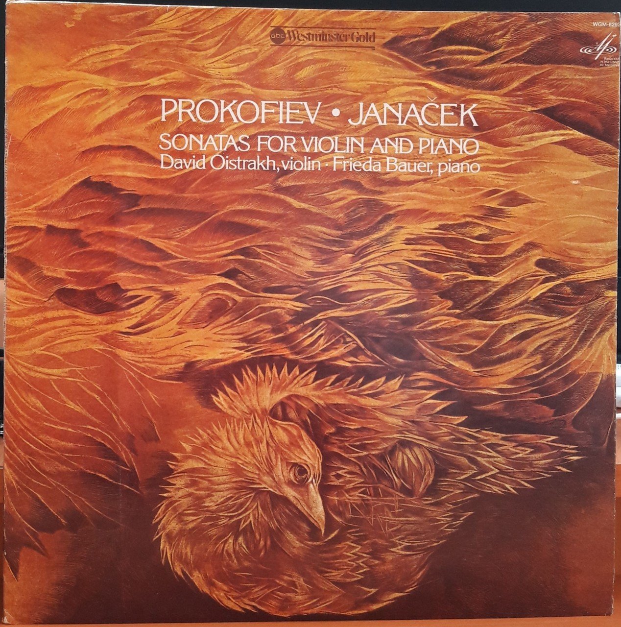 PROKOFIEV - JANÁČEK: SONATAS FOR VIOLIN AND PIANO, DAVID OISTRAKH, FRIEDA BAUER (1974) - PLAK 2.EL