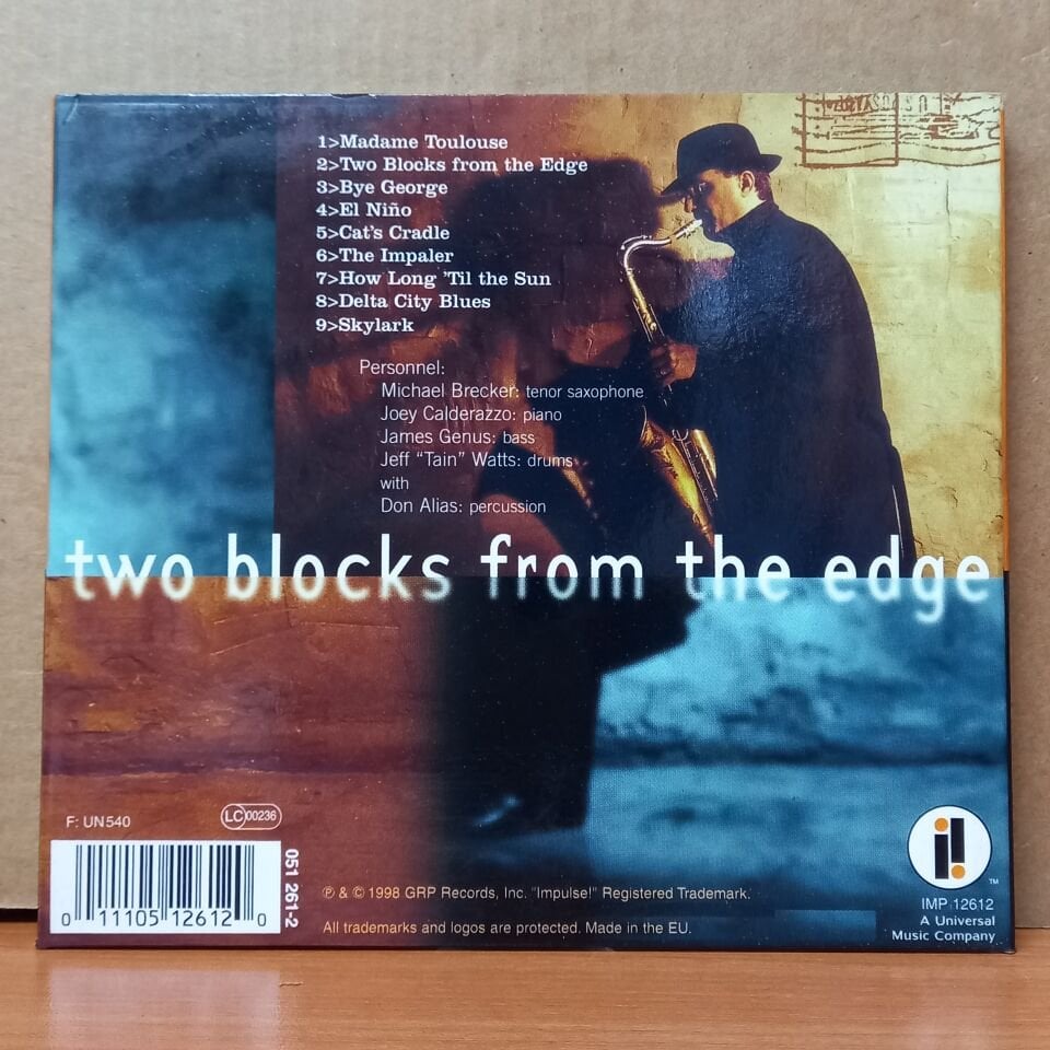 MICHAEL BRECKER – TWO BLOCKS FROM THE EDGE (1998) - CD 2.EL