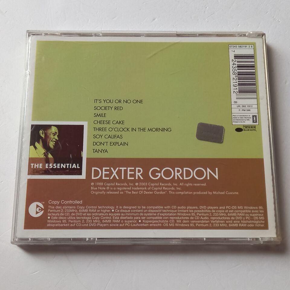 DEXTER GORDON – THE ESSENTIAL (1988) - CD 2003 REISSUE 2.EL