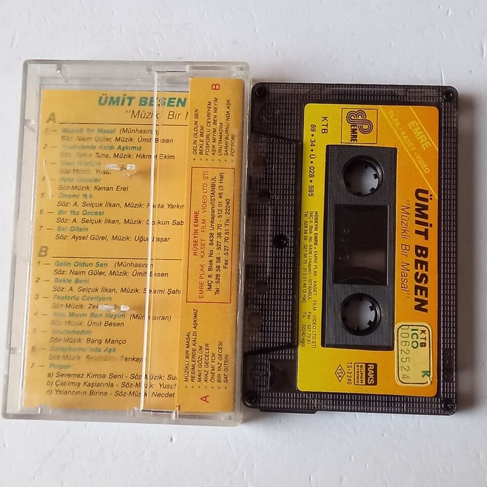 ÜMİT BESEN - MÜZİKLİ BİR MÜZİKAL (1989) - KASET 2.EL