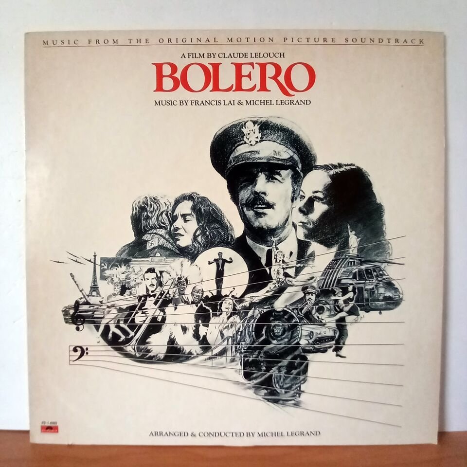 BOLERO ORIGINAL MOTION PICTURE SOUNDTRACK / FRANCIS LAI AND MICHEL LEGRAND (1982) - LP 2.EL PLAK