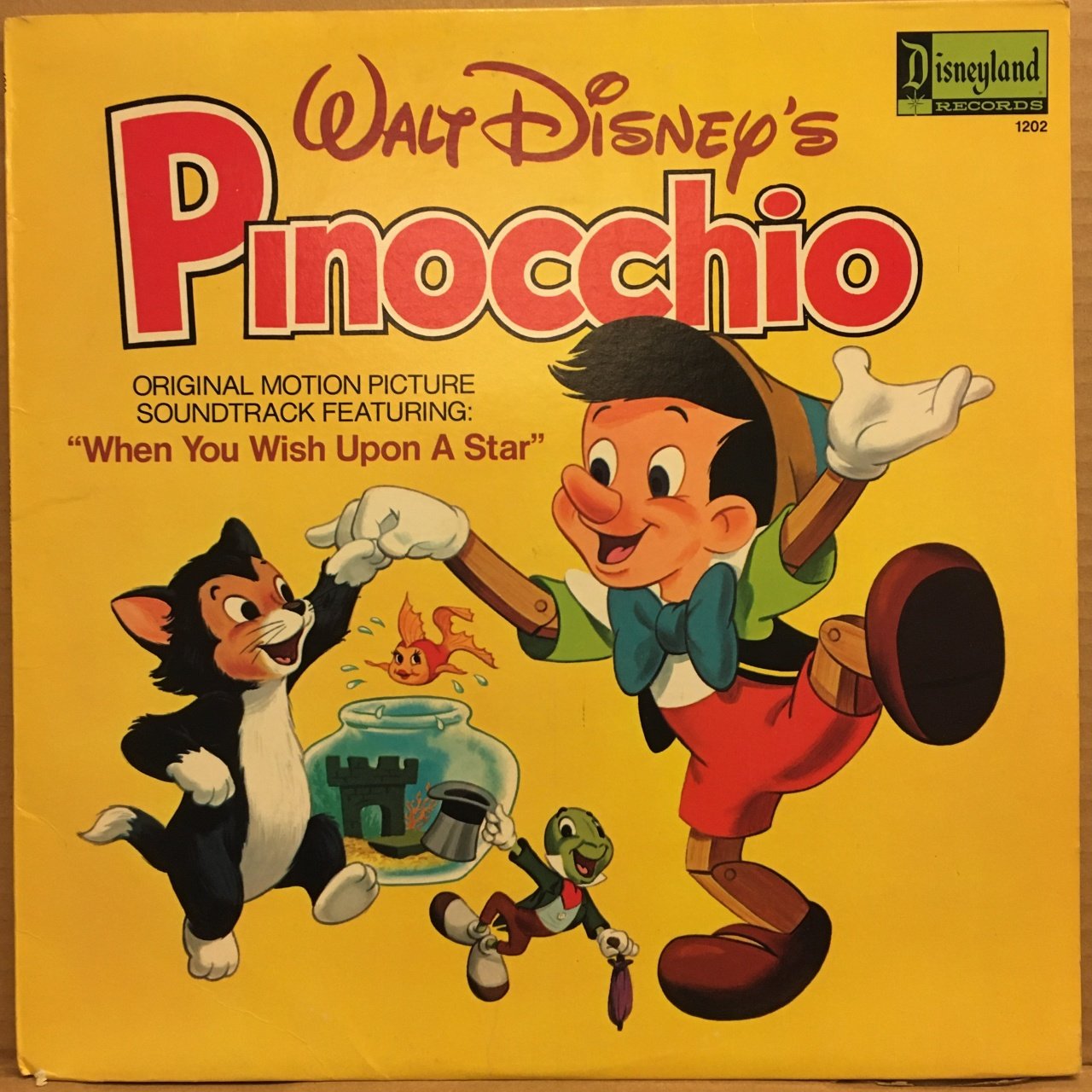 WALT DISNEY'S PINOCCHIO SOUNDTRACK PLAK 2.EL