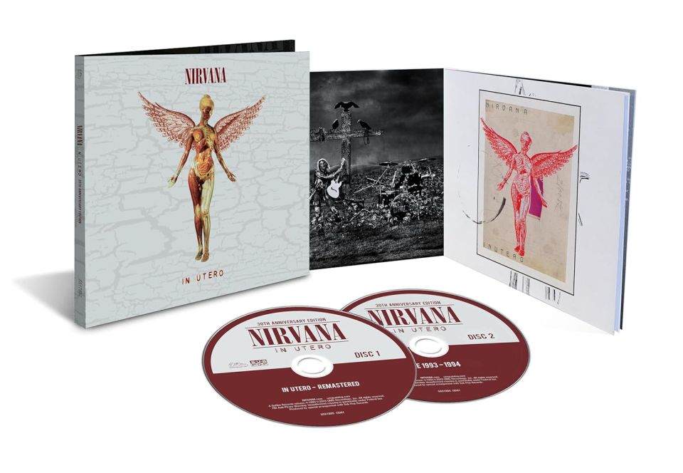 NIRVANA - IN UTERO (1993) - 2CD 30TH ANNIVERSARY 2023 EDITION DIGIPACK AMBALAJINDA SIFIR