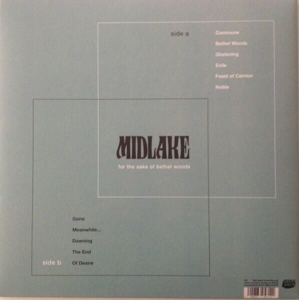 MIDLAKE - FOR THE SAKE OF BETHEL WOODS (2022) - LP KAPAK KÖŞELERİ ÇOK HAFİF YORGUN INDIE ROCK NEO FOLK SIFIR PLAK