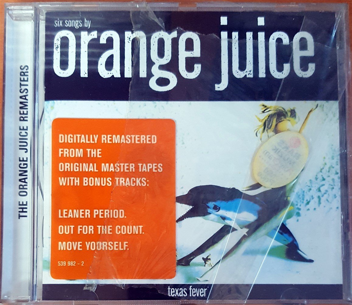 ORANGE JUICE - TEXAS FEVER (1984) 1998 REMASTERED POLYDOR REISSUE CD SIFIR