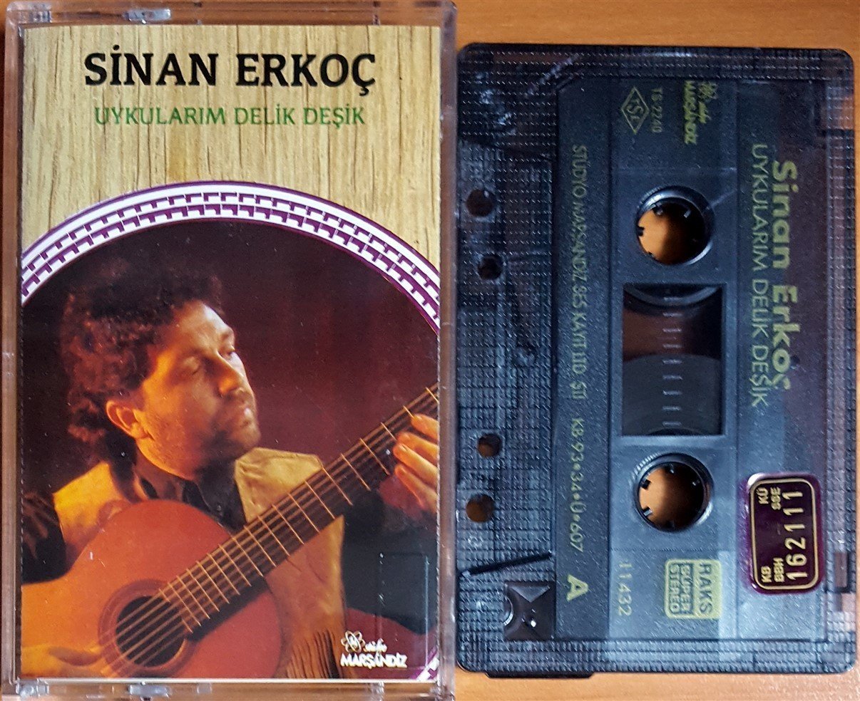 SİNAN ERKOÇ - UYKULARIM DELİK DEŞİK (1993) STÜDYO MARŞANDİZ KASET 2.EL