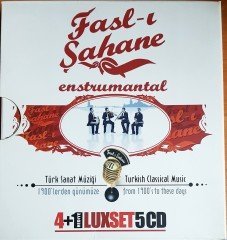 FASL-I ŞAHANE ENSTRUMANTAL / TÜRK SANAT MÜZİĞİ 1900'LERDEN GÜNÜMÜZE (2008) LUX SET / AJS MÜZİK 5CD 2.EL