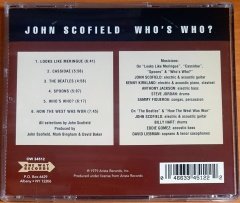 JOHN SCOFIELD - WHO'S WHO (1979) - CD REMASTERED REISSUE 2.EL