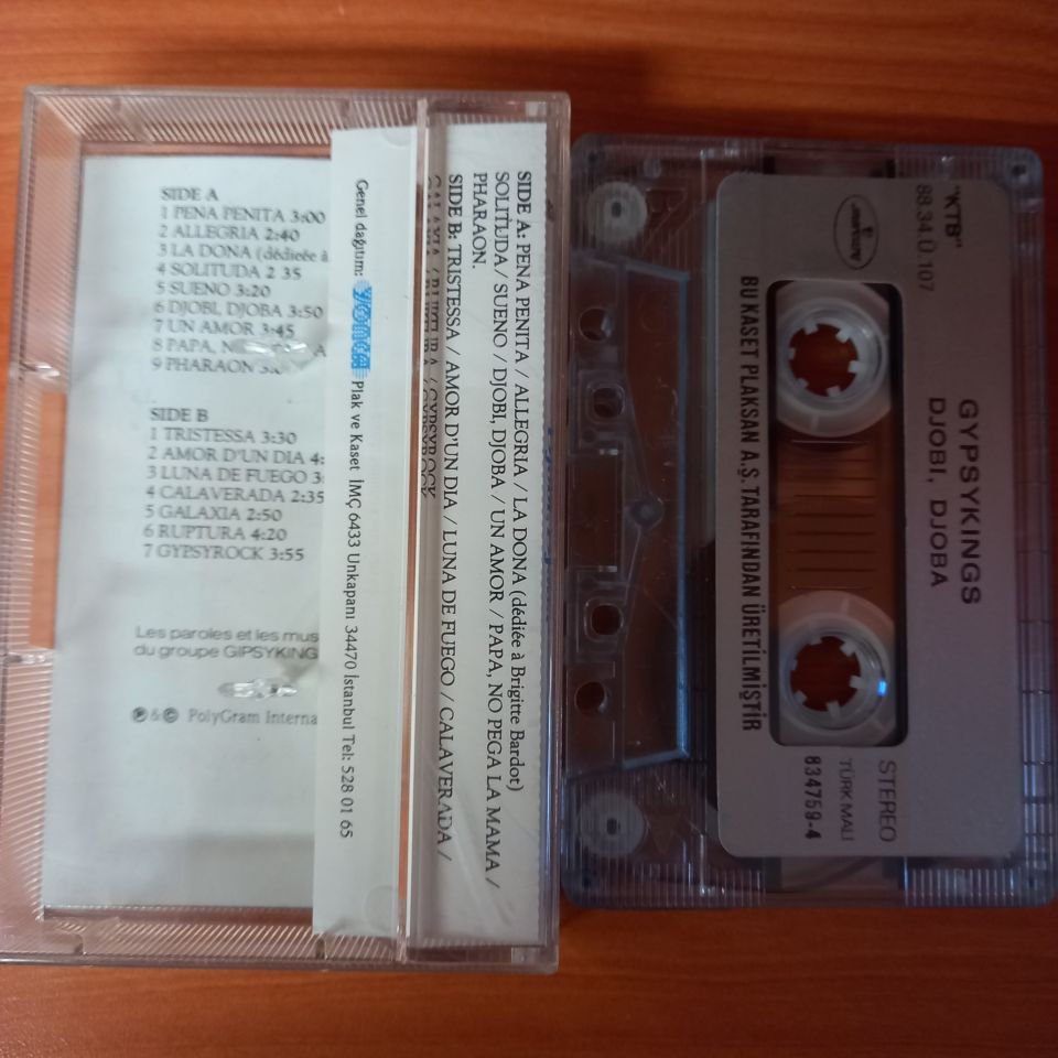 GYPSY KINGS - DJOBI, DJOBA (1988) - KASET 2.EL
