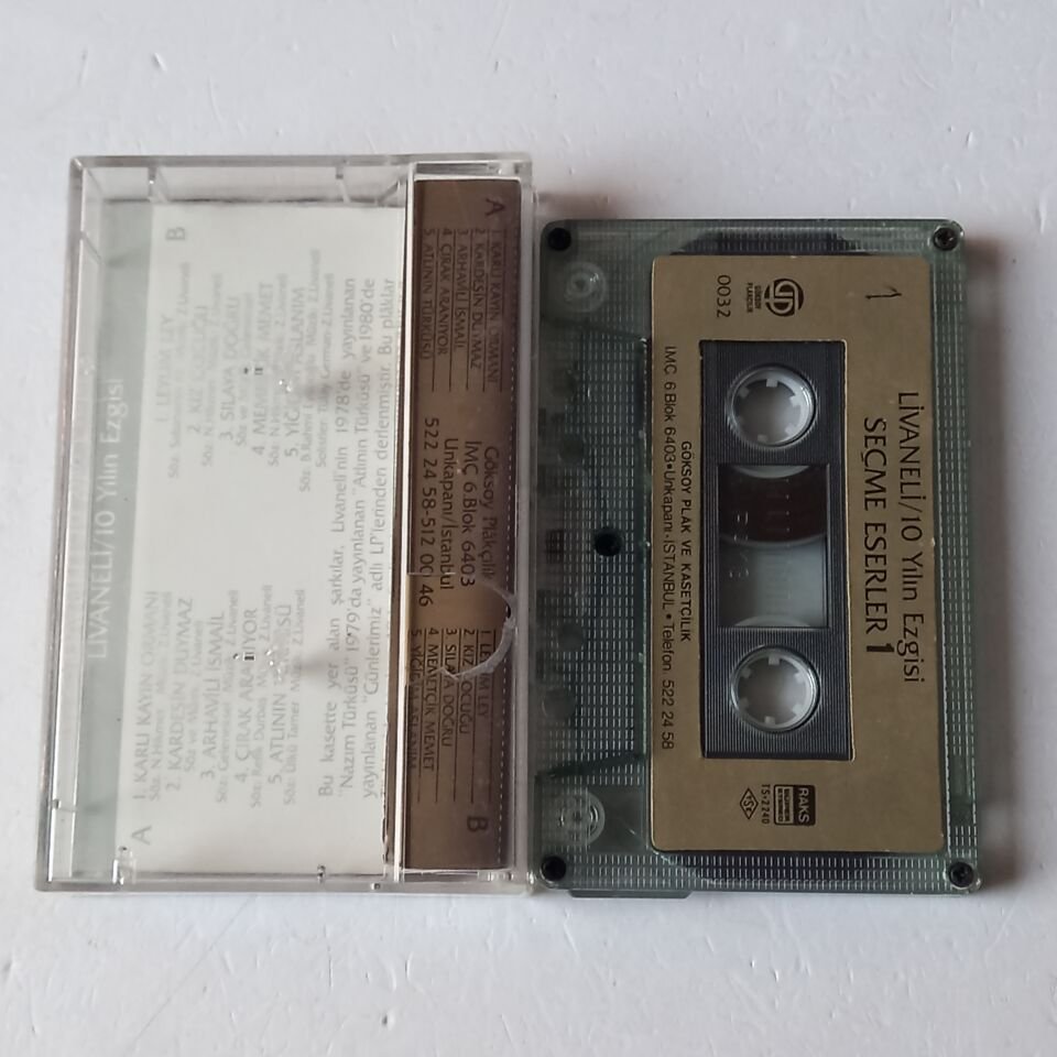 LİVANELİ - 10 YILIN EZGİSİ / SEÇME ESERLER 1 - KASET 2.EL