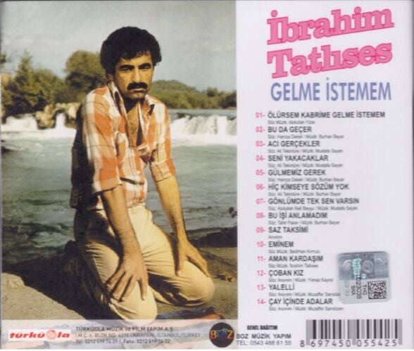 İBRAHIM TATLISES – GELME İSTEMEM (1981) - CD 2023 REISSUE JEWEL CASE AMBALAJINDA SIFIR