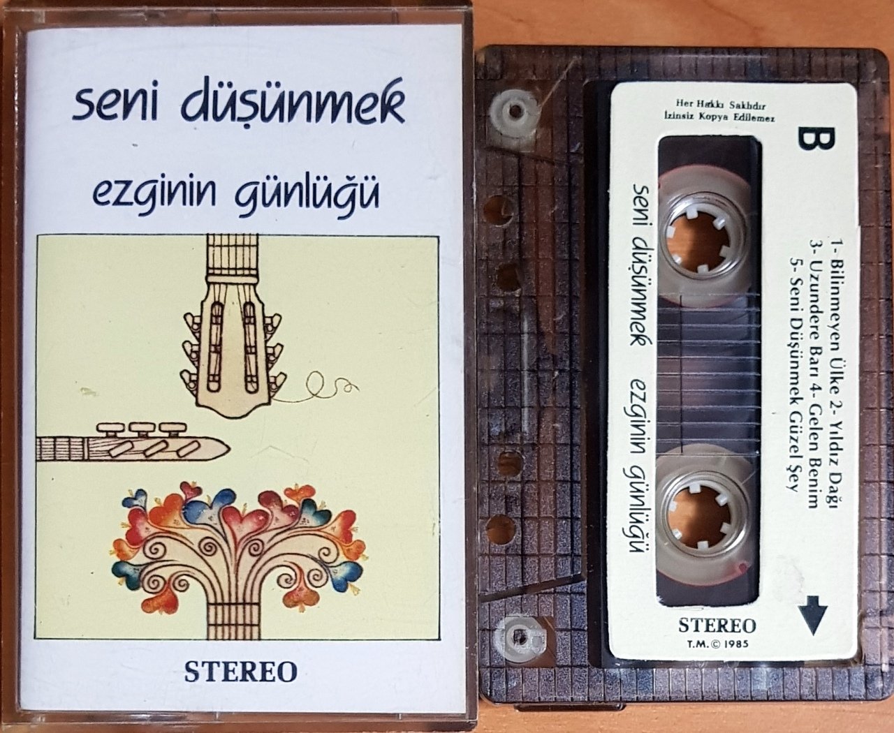 EZGİNİN GÜNLÜĞÜ - SENİ DÜŞÜNMEK (1985) KASET 2.EL