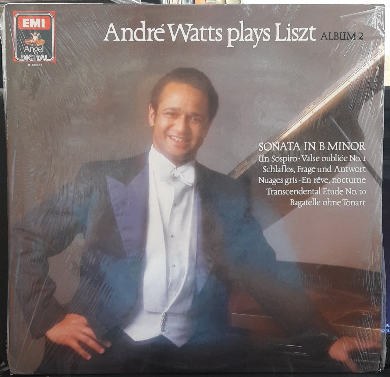 ANDRÉ WATTS PLAYS LISZT: SONATA IN B MINOR (1986) - DÖNEM BASKISI PLAK SIFIR