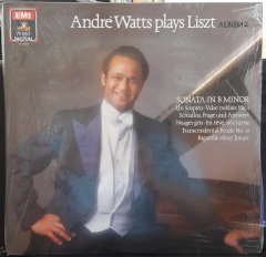 ANDRÉ WATTS PLAYS LISZT: SONATA IN B MINOR (1986) - DÖNEM BASKISI PLAK SIFIR