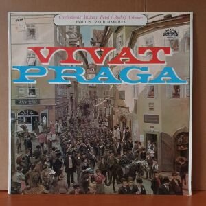 VIVAT PRAGA / FAMOUS CZECH MARCHES / CZECHOSLOVAK MILITARY BAND / RUDOLF URBANEC (1977) - LP 2.EL PLAK