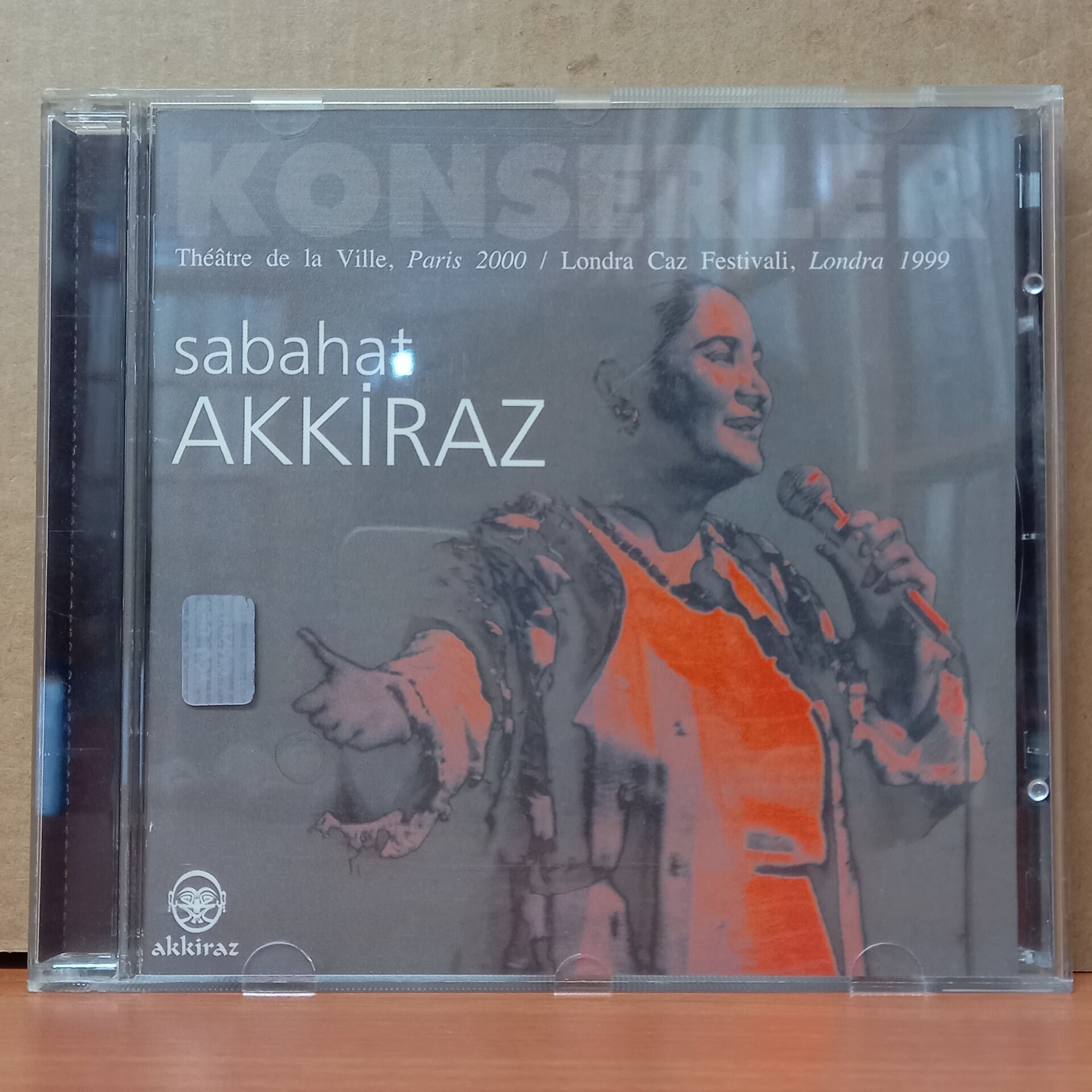 SABAHAT AKKİRAZ - KONSERLER / PARIS, LONDRA (2002) - CD 2.EL