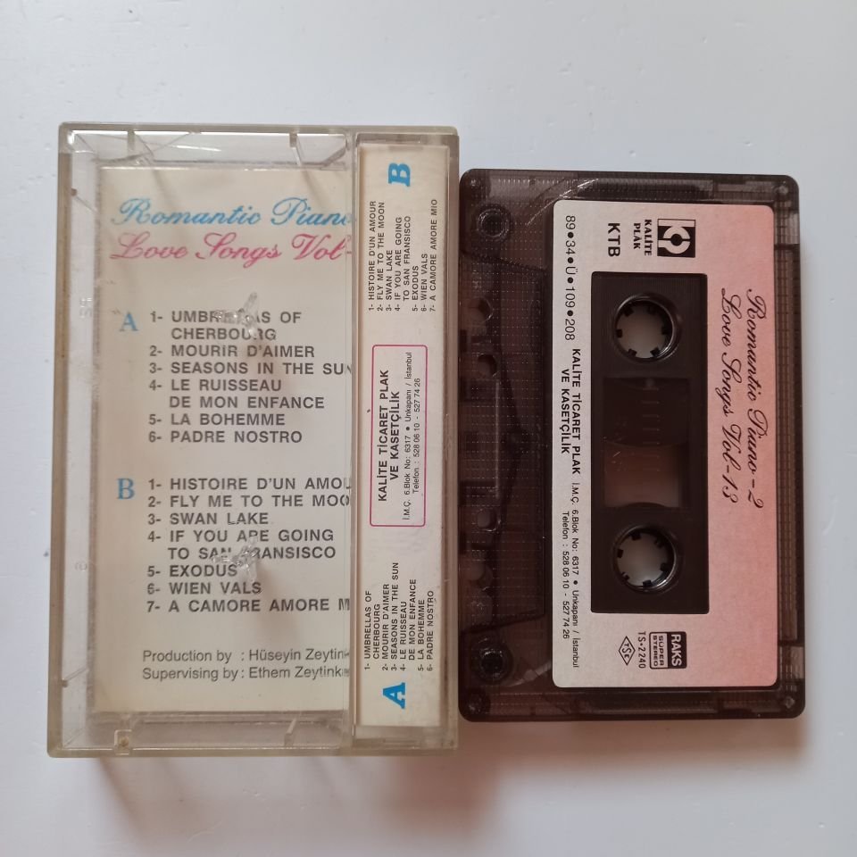ROMANTIC PIANO 2 / LOVE SONGS 13 (1989) - KASET 2.EL