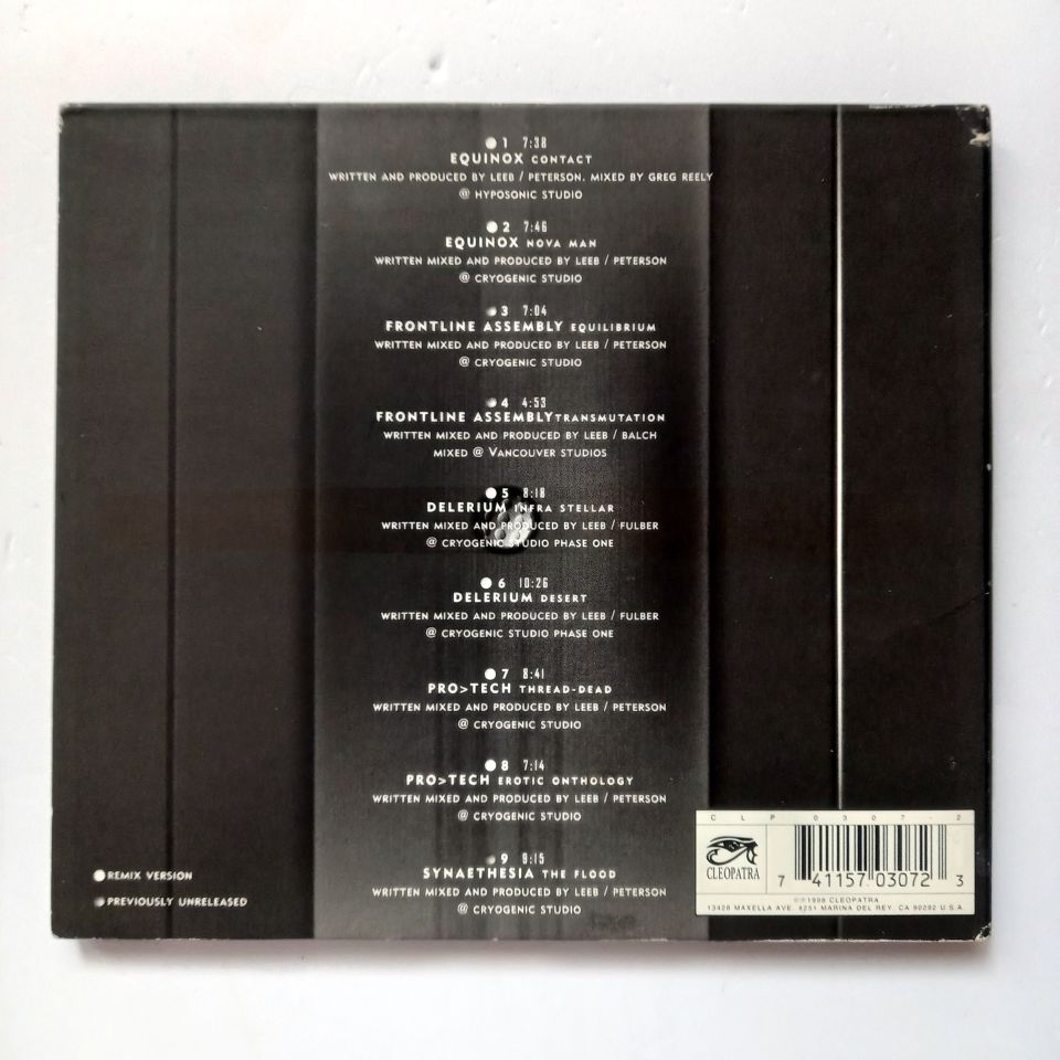 FRONT LINE ASSEMBLY, BILL LEEB, FRIENDS AND COMPANY – CRYOGENIC STUDIOS (1998) - CD 2.EL