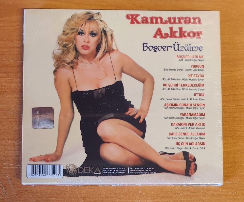 KAMURAN AKKOR – BOŞVER ÜZÜLME (1984) - CD 2023 REISSUE DIGIPAK AMBALAJINDA SIFIR
