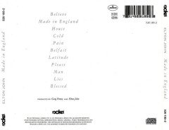 ELTON JOHN - MADE IN ENGLAND (1995) - CD 2.EL