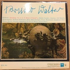 BEETHOVEN SYMPHONY NO.9 BRUNO WALTER 2.EL 2PLAK