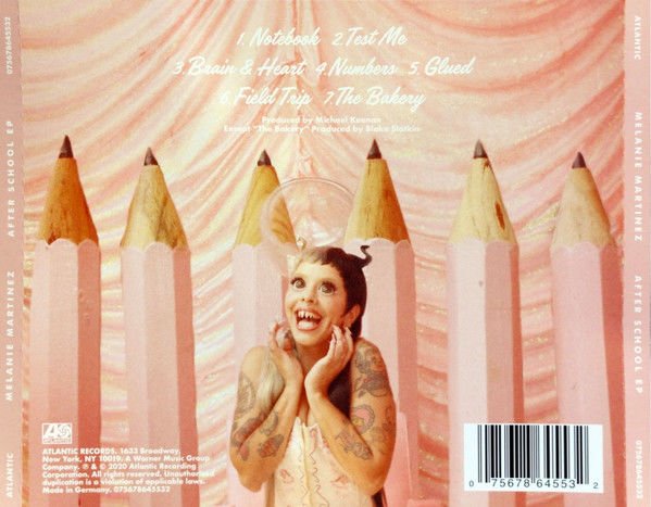 MELANIE MARTINEZ – AFTER SCHOOL EP (2020) - CD JEWEL CASE AMBALAJINDA SIFIR