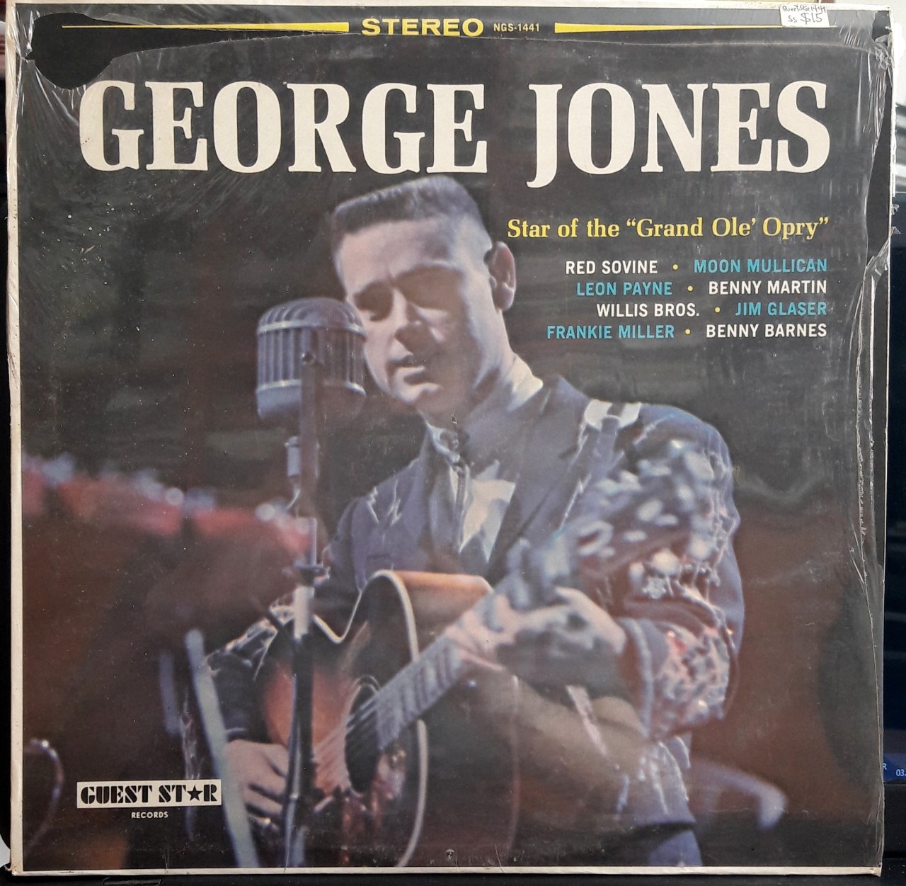 GEORGE JONES - STAR OF THE GRAND OLE OPRY - DÖNEM BASKISI PLAK SIFIR