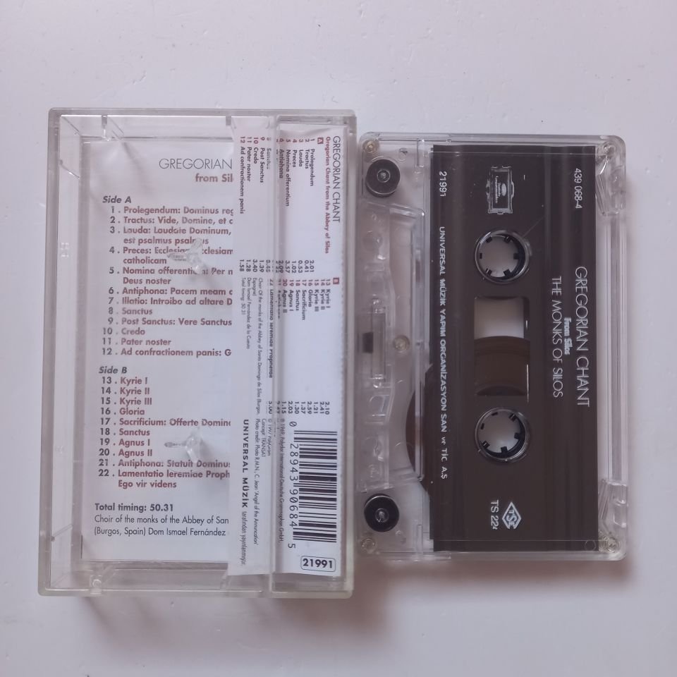 GREGORIAN CHANT - FROM SILOS / THE MONKS OF SILOS / THE 100 CLASSICS 39 (1997) - KASET 2.EL