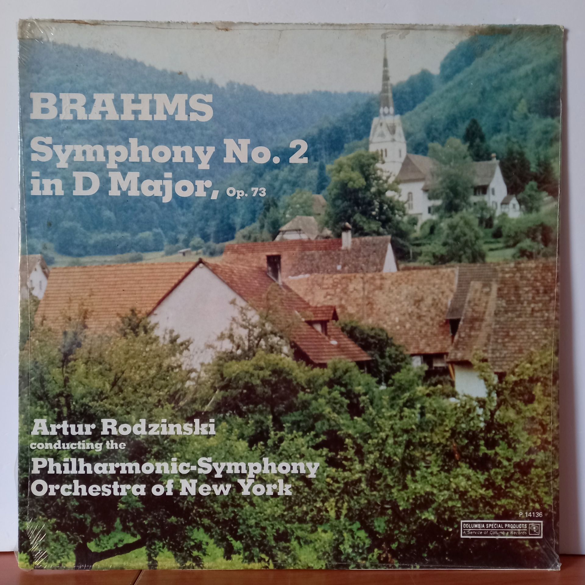 BRAHMS - ARTUR RODZINSKI CONDUCTING THE PHILHARMONIC-SYMPHONY ORCHESTRA OF NEW YORK – SYMPHONY NO.2 IN D MAJOR, OP. 73 (1977) - LP DÖNEM BASKI SIFIR PLAK