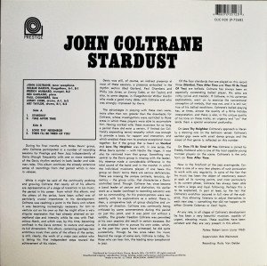 JOHN COLTRANE - STARDUST (1963) LP SIFIR PLAK