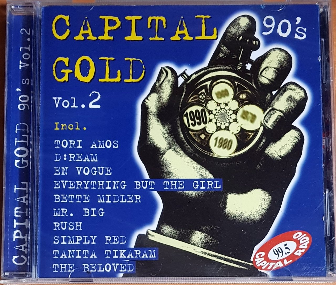 CAPITAL GOLD 90'S VOL.2 / TORI AMOS, MR. BIG, RUSH, TANITA TIKARAM, EN VOGUE (1998) WEA CD 2.EL