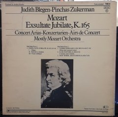 MOZART: EXSULTATE JUBILATE, JUDITH BLEGEN, PINCHAS ZUKERMAN (1979) - PLAK 2.EL