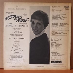 THE SOUND OF MUSIC SOUNDTRACK / RODGERS AND HAMMERSTEIN / JULIE ANDREWS, CHRISTOPHER PLUMMER, IRWIN KOSTAL (1965) - LP 2.EL PLAK