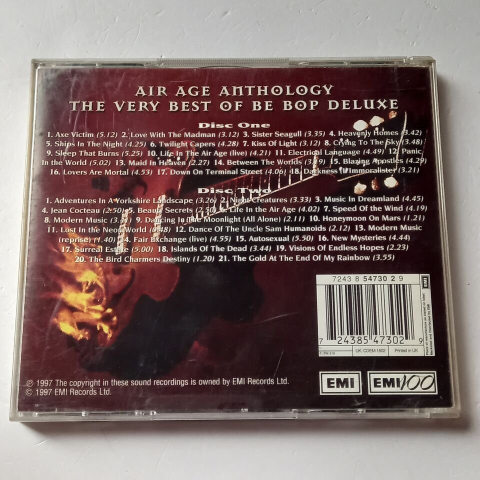 BE BOP DELUXE – AIR AGE ANTHOLOGY / THE VERY BEST OF BE BOP DELUXE (1997) - 2CD 2.EL